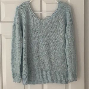 Mudd Criss-cross light blue Sweater